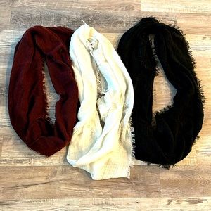Infinity scarves. Super soft!
